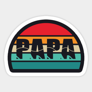 Papa Father's Day Present For Dad Daddy Dada Grandpa T-Shirt Sticker